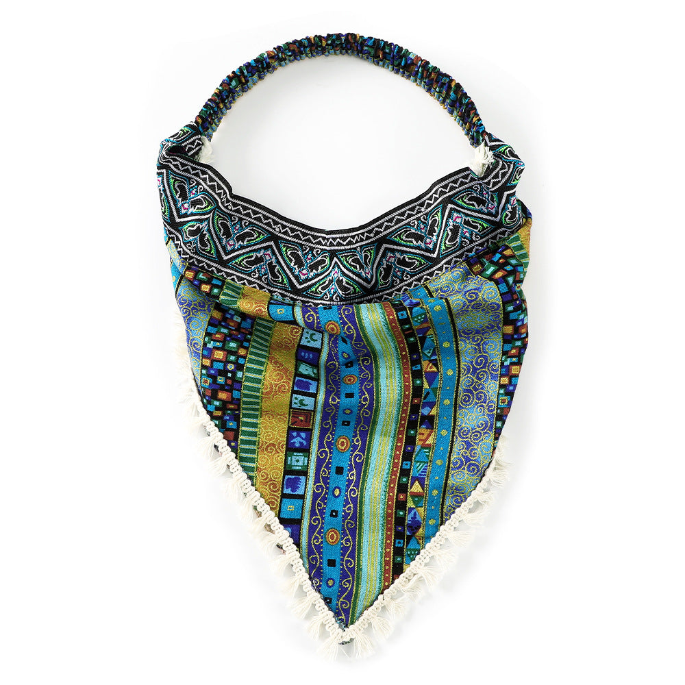 Wholesale Ethnic Style Su Tie Dyed Fabric Hairbands